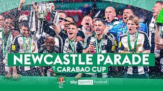 Newcastle trophy celebrations LIVE!
