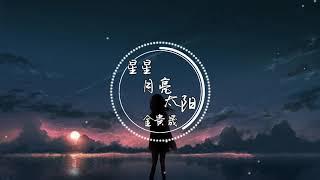 金贵晟 - 星星月亮太阳 (《我，喜欢你》电视剧插曲)『就在此刻 恒星月亮落下不见』【動態歌詞】