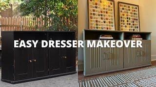 EASY Flutted Dresser Makeover