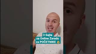 3 Sajta za Online Zaradu za POČETNIKE #shorts