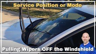 How to pull wipers off the windshield Honda |2022 Civic, 2023 2024 2025 CR-V HR-V Pilot Accord