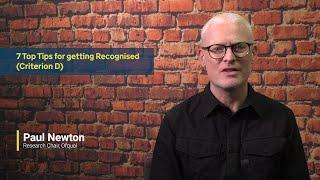 7 Top Tips for getting recognised