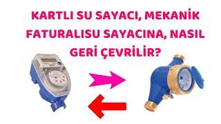 MASKİ KARTLI SU SAYACI İPTALİ NASIL YAPILIR? NASIL İPTAL ETTİRİLİR?