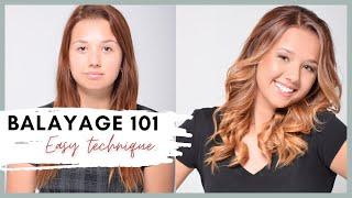 Easy Freehand Balayage Technique