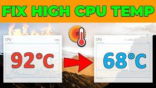 How To Reduce CPU Temperature 2025 - Windows PC/Laptop