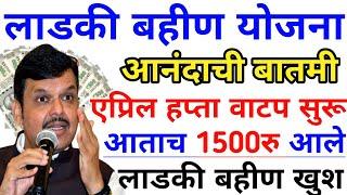 लाडकी बहीण योजना | एप्रिल हप्ता वाटप सुरू | ladki bahin yojana | ladki bahini yojana online apply