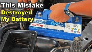 Car Battery Killer: Car Battery Destroyed by High Amp Charger