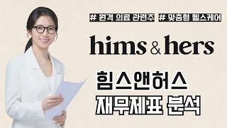 디지털 헬스케어의 시대가 온다, '힘스앤허스' 재무제표 분석