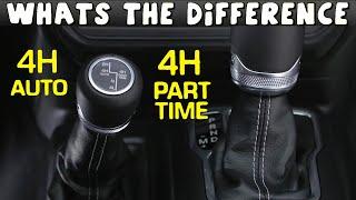 4H Auto VS 4H Part Time Jeep Wrangler 4x4