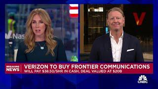 Verizon CEO Hans Vestberg on $20B Frontier deal: Enhances and accelerates our broadband efforts