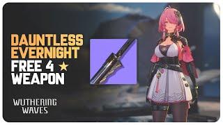 Free 4 Star Weapon! Dauntless Evernight Broadblade (Location) | Wuthering Waves