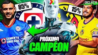 INTELIGENCIA ARTIFICIAL PREDICE al CAMPEÓN de la LIGA MX ¡¿FINAL SOÑADA?!