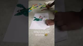 New picaso in town ️ #fun #drawing #color #kids #cute #lifestyle