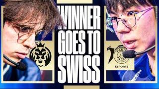 WINNER GOES TO SWISS - MAD VS PSG WORLDS 2024 - CAEDREL