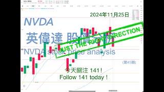 Analysis of NVDA NVIDIA stock price trend November 25, 2024 (Issue 45)