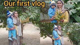 Our first vlog || #garden ||