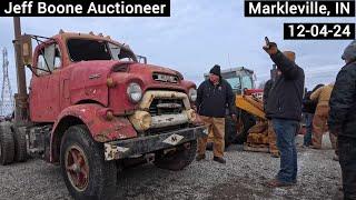 Results - Auctioneer Jeff Boone Sells GMC 860 Semi - Auction 12-04-24