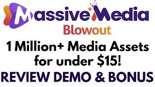 Massive Media Blowout With PLR Review Demo Bonus - 1 Million+ Media Assets for under $15!
