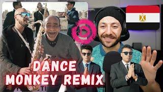  CANADA REACTS TO Asrawy Saxophone Remix Sha3by Dance Monkey قصراوي ساكس  ريميكس شعبي REACTION