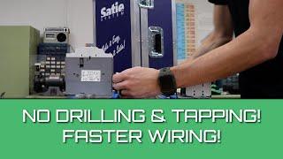 Satie System - No More Drilling & Tapping and Faster Wiring. Faster Builds of Control Panels #satie