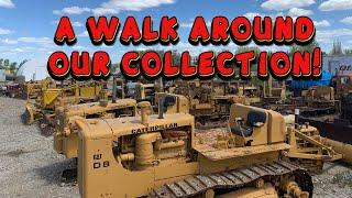 Our Antique Iron Collection, walk around - Caterpillar, Farmall and more...