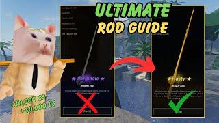 ULTIMATE Rod Progression Guide In Roblox FISCH | (UPDATED)