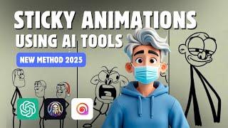 NEW METHOD: Viral Stick Figure Animations Like Rico Animations Using AI – Full Guide 2025!