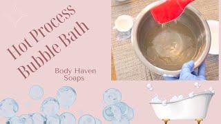 How to make Hot processed bubble bath !!! ( With recipe ) simple recipe :)