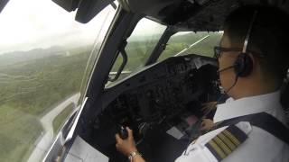 Landing Coron Busuanga Airport Monsoon