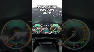 how to update software for mercedes w204  digital cluster. quick and easy. SIMPLE STEPS