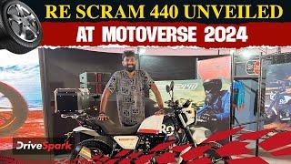 All New Royal Enfield Scram 440 Unveiled At Motoverse 2024 | Vedant Jouhari