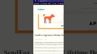 SendFox Appsumo Lifetime Deal #acumbamail #appsumo
