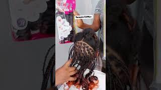 Temple CURLs kids hair at GEE CURLY SALON #foryou #braidhairstylesforblackwomen #geecurlysalon