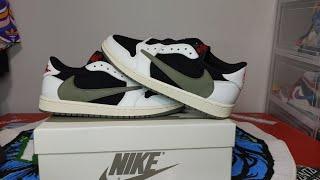 Jordan 1 Retro Low OG SP Travis Scott Olive Review and Legit Checking Guide