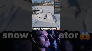 Snow GeneratorNew Blender Tool by BagaPie