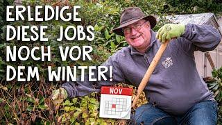 Gartenarbeiten im November - so wird dein Garten winterfest! ️