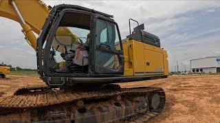 Kobelco 350 + 520  Excavator DEMO! BIG MACHINES!!