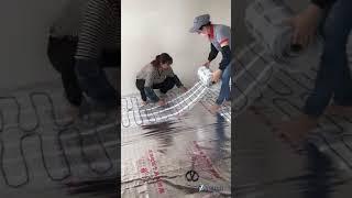 Installation Video of Underfloor Heating Mat