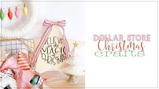 DOLLAR STORE FARMHOUSE CHRISTMAS CRAFTS | HIGH END DOLLAR TREE 2020 DIYS | CHRISTMAS DECOR