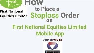 How To Place a Stoploss Order On First National Equities Limited Mobile App|Urdu Hindi