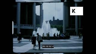 1960s New York, Modernist Architecture, Street Scenes, 8mm