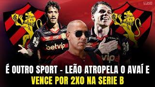 É OUTRO SPORT! LEÃO VOLTA A SER PROTAGONISTA E ATROPELA O AVAÍ NA SERIE B - AVAÍ 0X2 SPORT PÓS JOGO