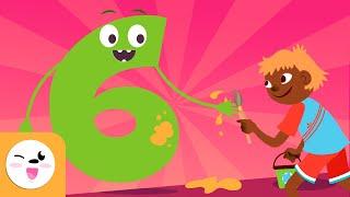 Number 6 - Learn to Count - Numbers from 1 to 10 - The Number 6 Song