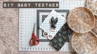 DIY Baby Bunny Ear Wood Teether - Sewing Saturday Tutorial // 𝐓𝐡𝐢𝐬 𝐅𝐚𝐢𝐭𝐡𝐟𝐮𝐥 𝐇𝐨𝐦𝐞