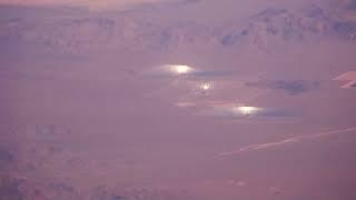 Looking down on the MOJAVE DESERT & SOUTHERN CALIFORNIA - Video 5 of 6 - Flight from KC to LA