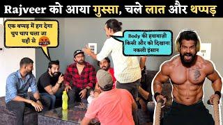 Prank on Rajveer Fitness Series I Rajveer Shishodia ने गुस्से में मारी लात और थप्पड़ I Team Greno27