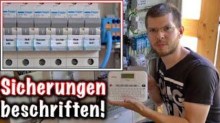 Beschriftungsgerät für meine Elektroverteilungen! (Brother P-Touch) ElektroM