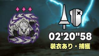 【MHWilds】歴戦アルシュベルド(3) ランス 2'20"58 捕獲【モンハンワイルズ】