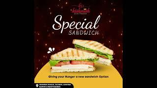 Special Verity of Sandwiches.... #kishmishsweetsrestaurants