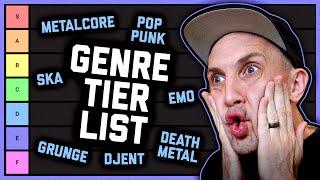 *THE* ROCK & METAL GENRE TIER LIST